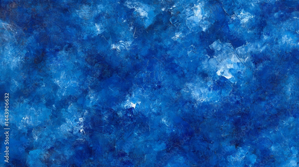 Obraz premium Stunning Abstract Blue Painting