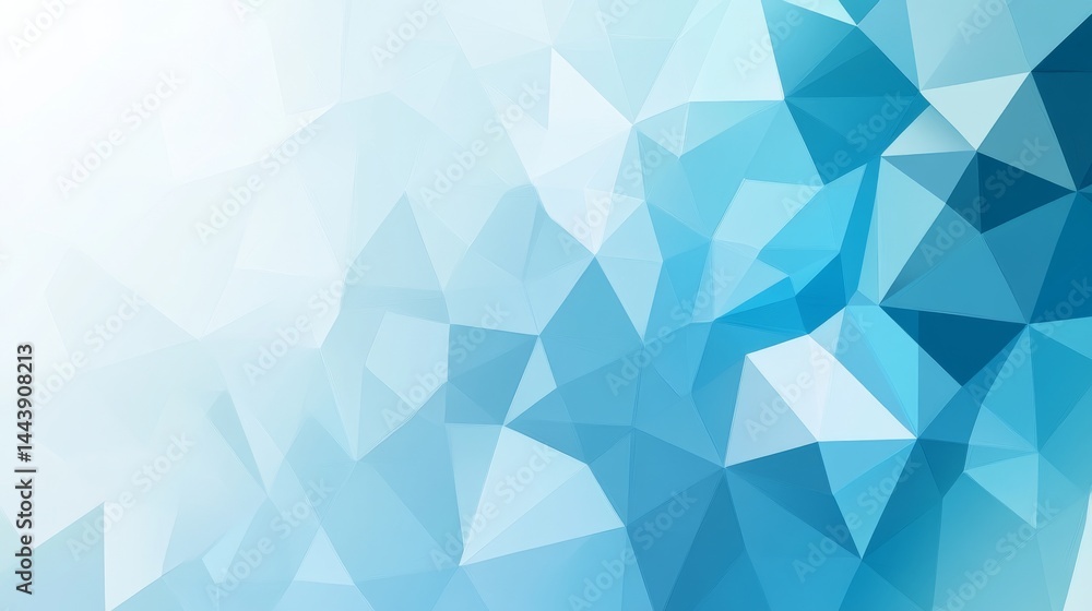 Obraz premium Stunning Light Blue Abstract Geometric Background