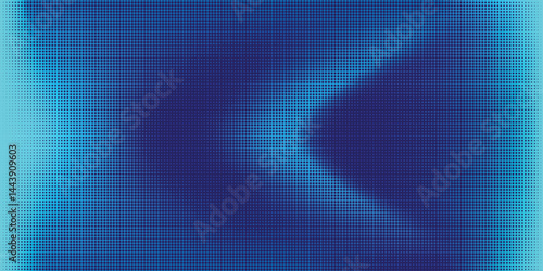 blue vector abstract mesh background with halftones texture for banner and cover