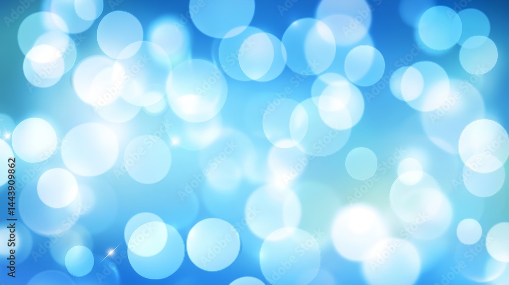 Abstract Blue Bokeh Background Abstract Blue Bokeh Background