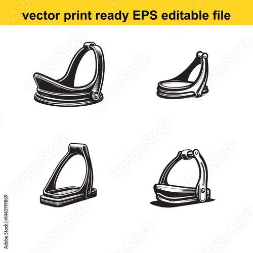 stirrup vector silhouette