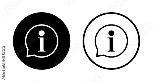 Information sign icon logo design. about us sign and symbol. question mark icon