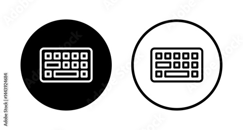Keyboard icon logo design. keyboard sign and symbol