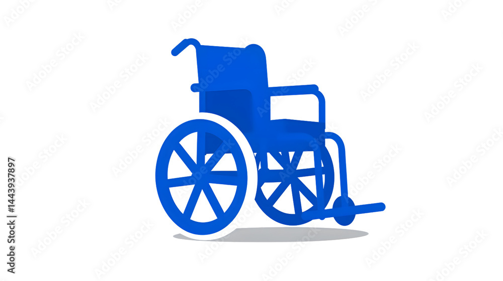 Fototapeta premium Professional Bicolor Flat Wheelchair Vector Icon for Accessibility and Disability Concepts