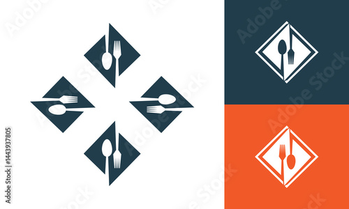 Abstract geometric design of fork and spoon vector Free Download Abstract geometric design of fork and spoon vector - GFXLoad