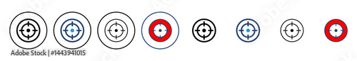 Target icon vector. goal icon vector. target marketing icon vector