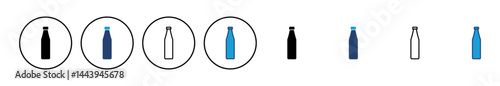 Bottle icon vector. bottle vector icon