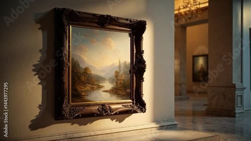 A vibrant mural adorns the wall, showcasing a stunning blend of colors and intricate designs that captivate onlookers.