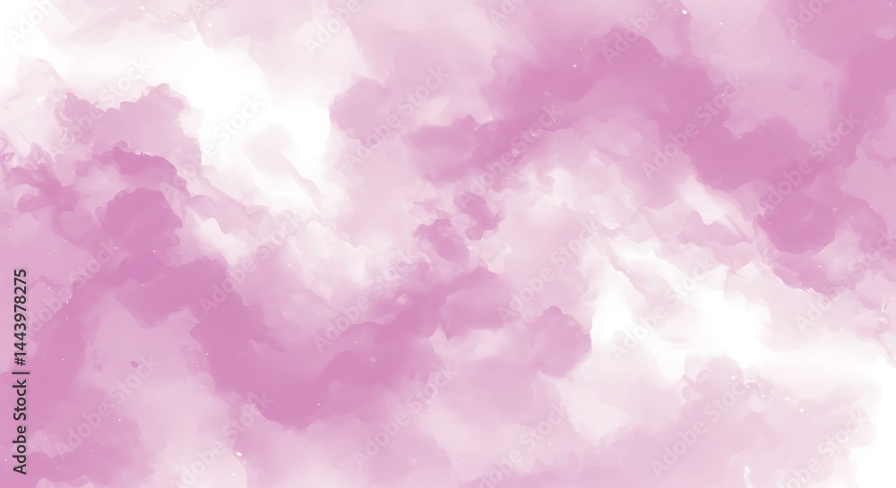 Abstract Pink Watercolor Cloud Texture Background Abstract Pink Watercolor Cloud Texture Background