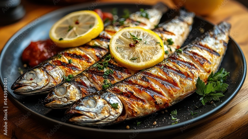 Grilled Fish with Lemon and Herbs (1)
