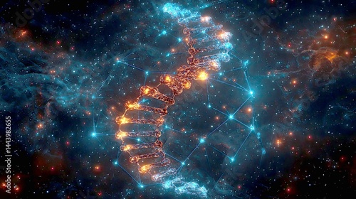 Cosmic DNA: A Celestial Dance of Life and the Universe