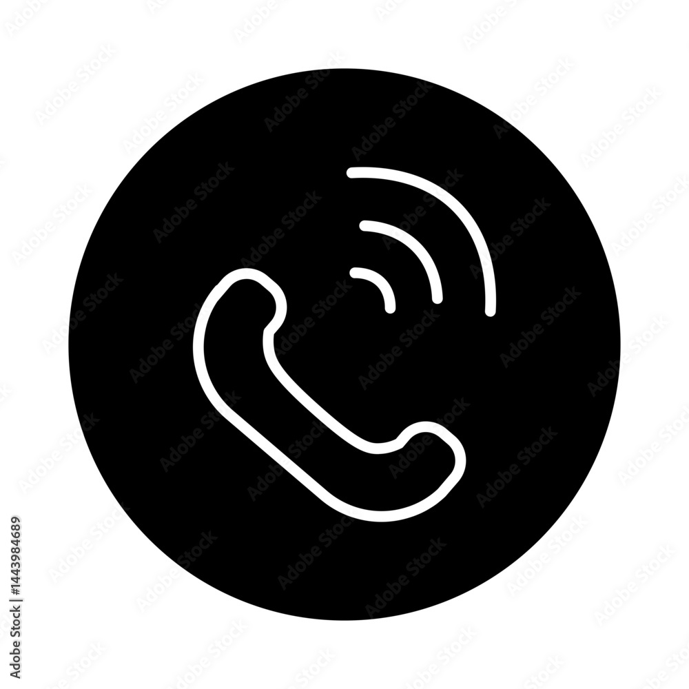 telephone glyph icon telephone glyph icon