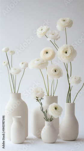 Ranunculus bouquet generated by AI