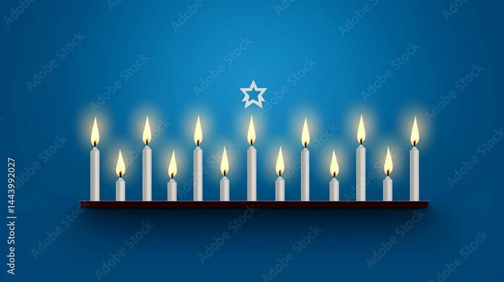 Fototapeta premium candles in the church of st nicholas