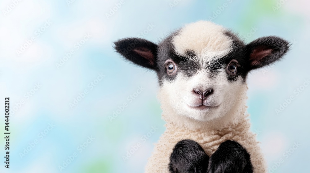 Obraz premium Cute lamb portrait