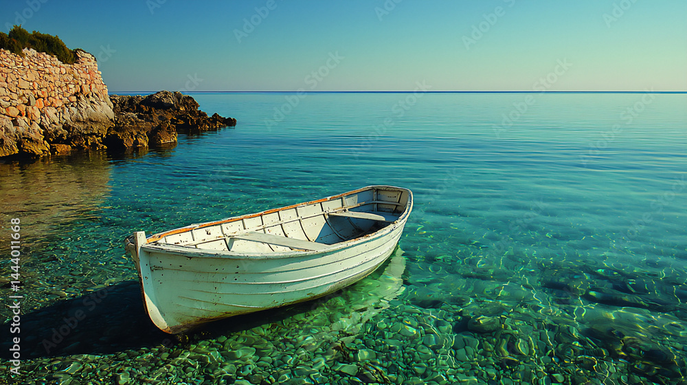 Naklejka premium summer's quiet reflection,