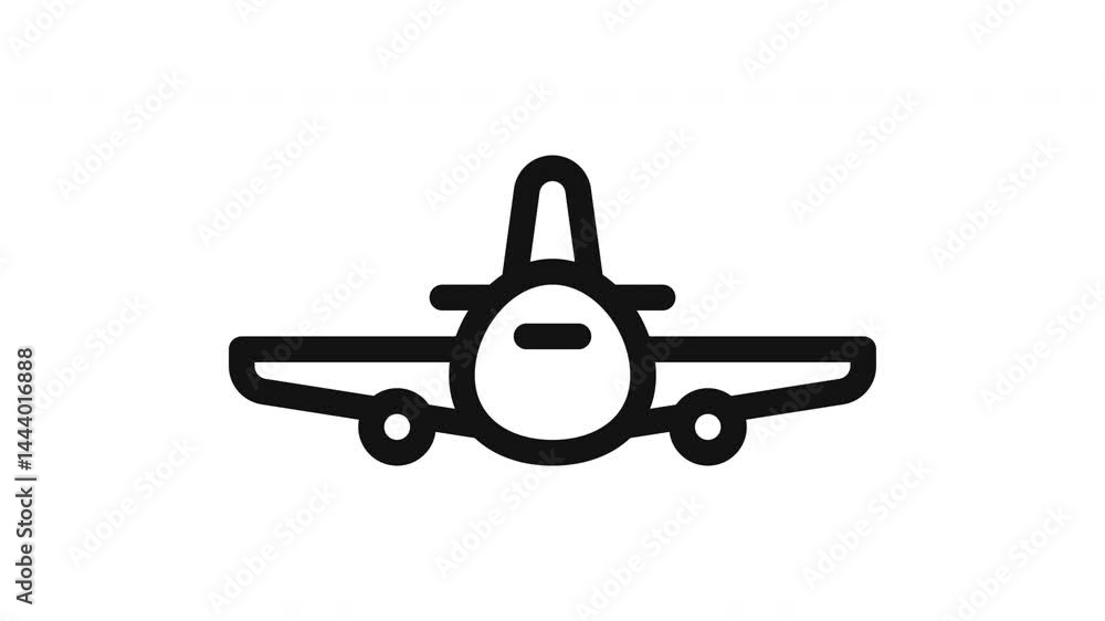 aeroplane animated icon aeroplane animated icon