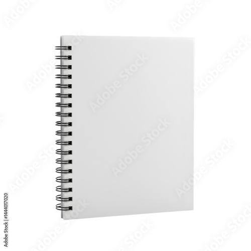 Blank notebook stands ready for inspiration