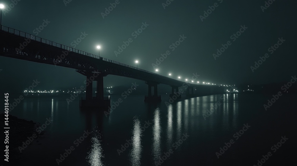 Tokyo's Rainbow Bridge spanning across the bay with city lights twinkling Tokyo's Rainbow Bridge spanning across the bay with city lights twinkling