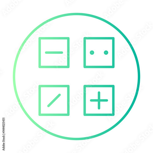 calculator gradient icon