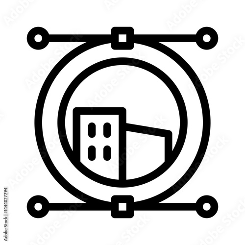 building line icon