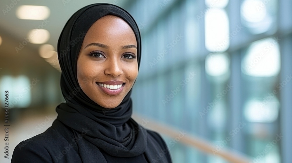 Smiling woman in hijab (1) Smiling woman in hijab (1)