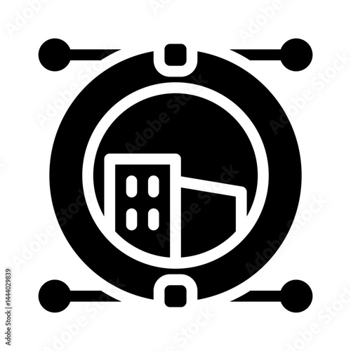 building glyph icon