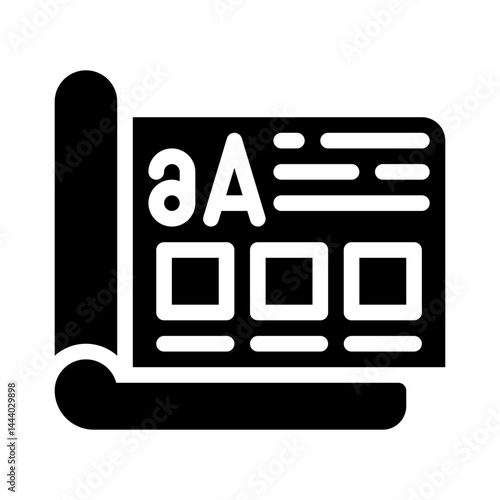 brand guidelines glyph icon