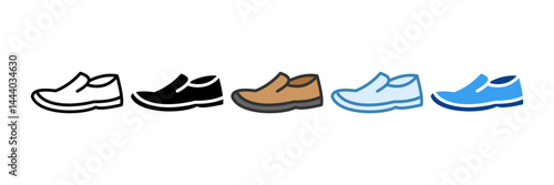 Shoes Icon Set Multiple Style Collection