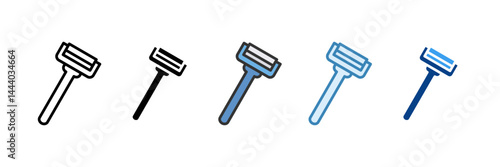 Razor Icon Set Multiple Style Collection