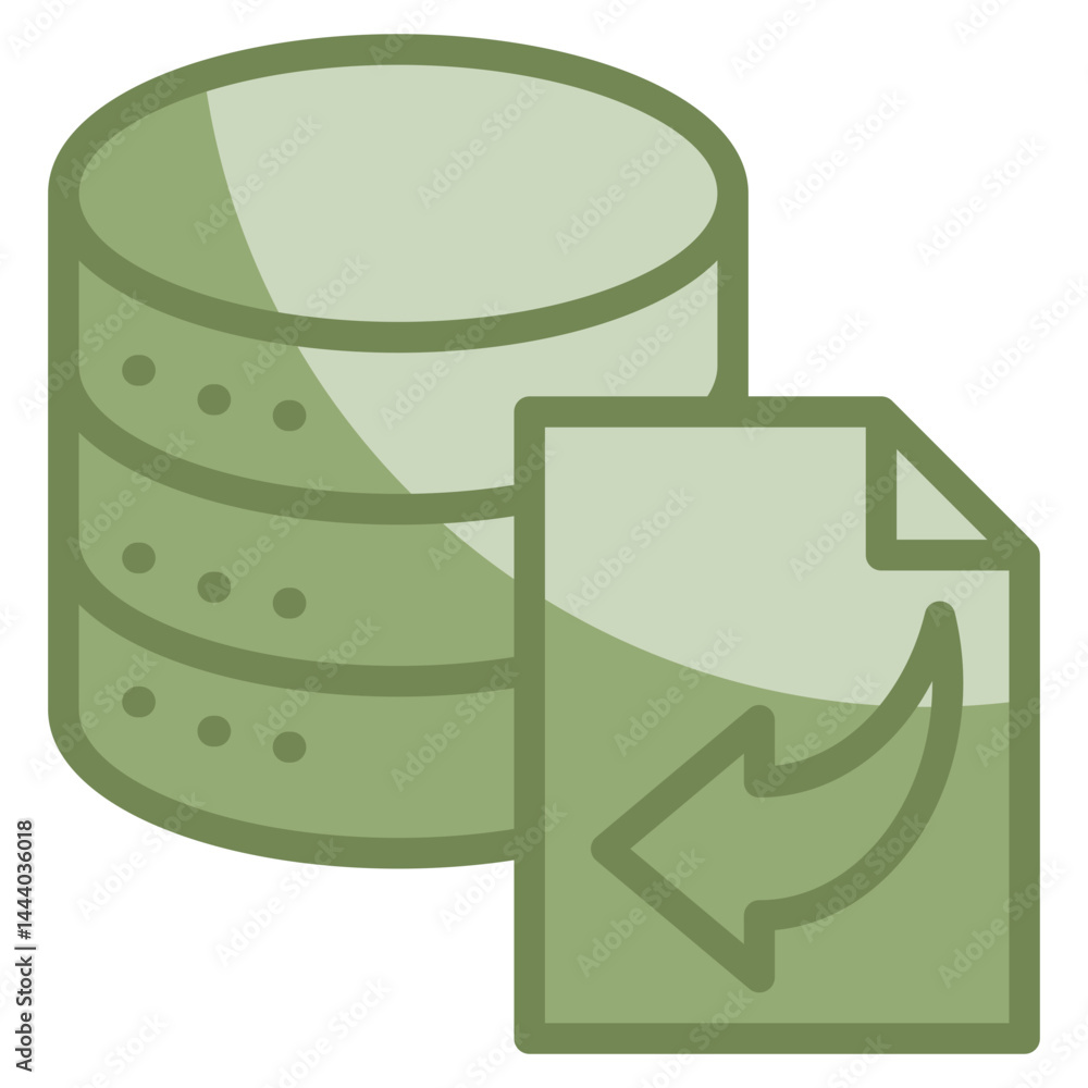 Database Import Icon Element For Design Database Import Icon Element For Design