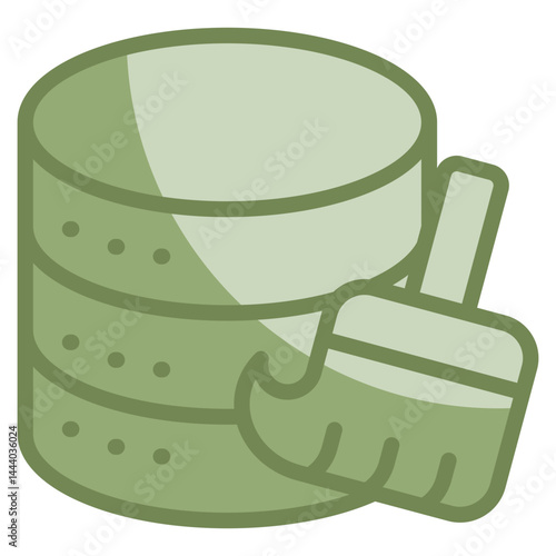 Data Cleaning Icon Element For Design
