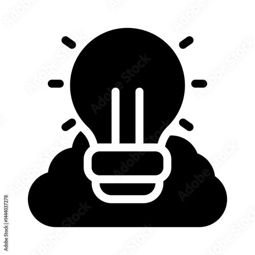 content creation glyph icon