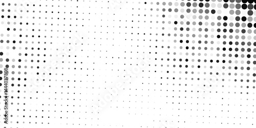 Grunge halftone gradient background. Faded grit noise texture. Anime or manga style comic overlay. Vector graphic design textured template abstract simple design art