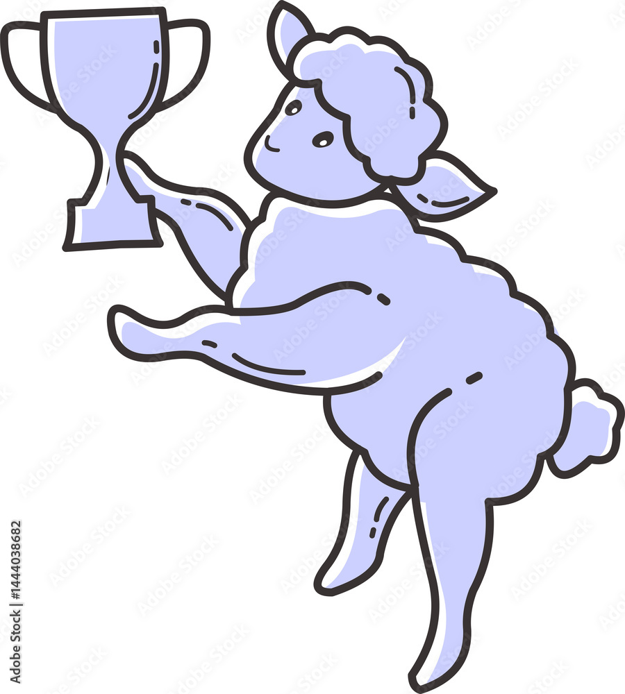 Fototapeta premium Doodle Animal Illustration