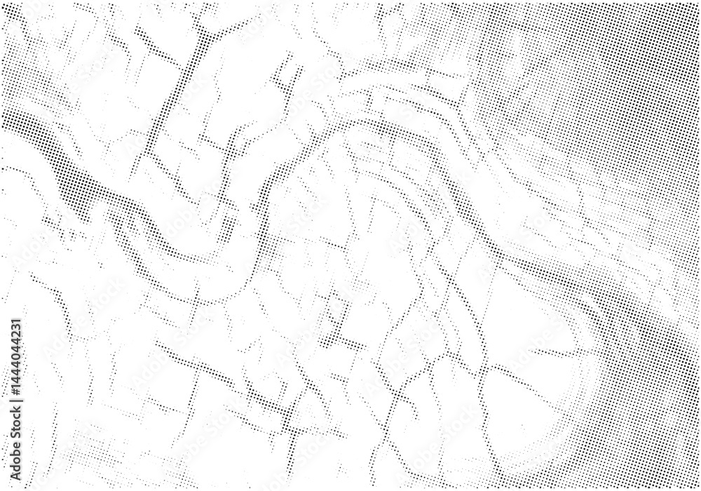 Fototapeta premium Abstract Background In Halftone Mode 