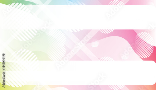 Blurred Decorative Design In Abstract Style With Wave, Curve Lines, Circle, Space for Text. Design For Your Header Page, Ad, Poster, Banner. Vector Illustration