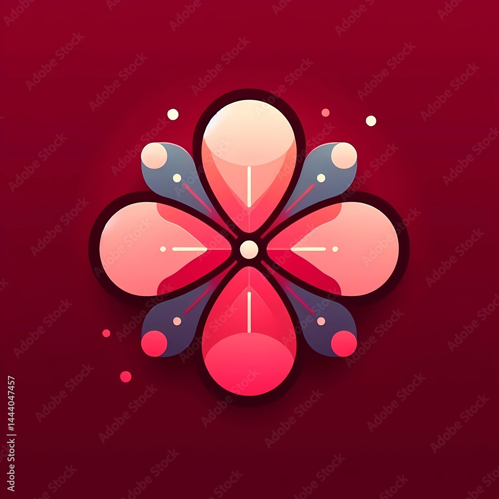 Fototapeta premium Abstract Flower Design 