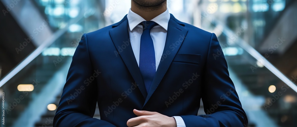 Businessman security verification ensures that access to confidential company information is strictly controlled.