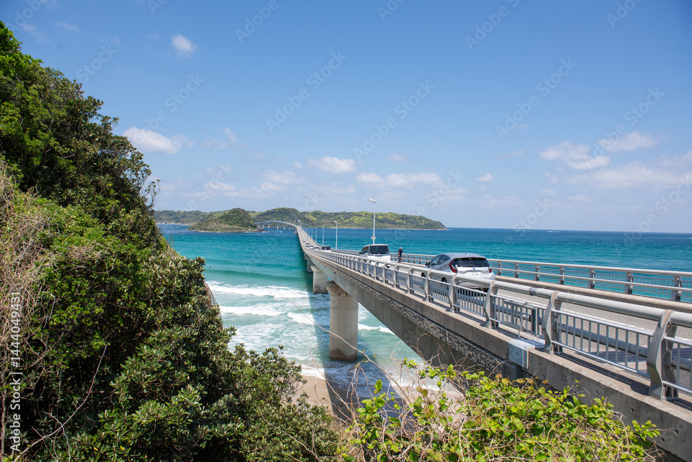 Obraz premium 角島大橋