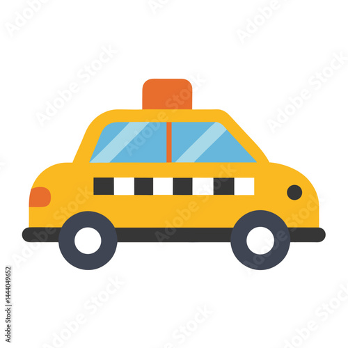 Taxi icon isolated on white background