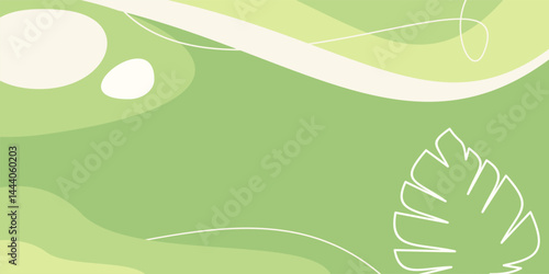 green abstract background wave pattern. free copyspace design. perfect for summer design