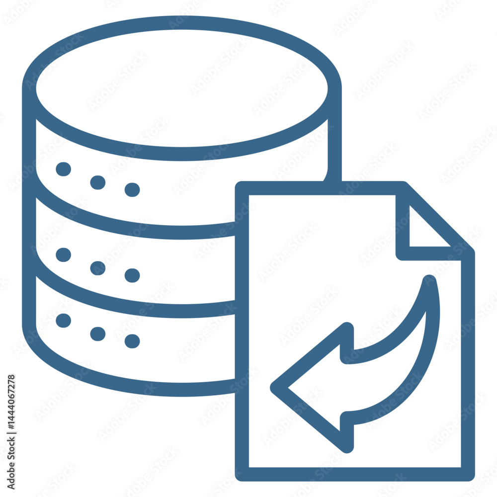 Database Import Icon Element For Design Database Import Icon Element For Design