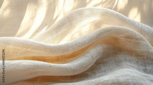 Fine linen pattern interwoven with delicate threads background jpeg