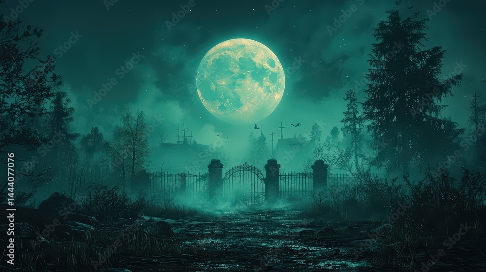 Halloween moonlit themed background with dark glow background jpeg Halloween moonlit themed background with dark glow background jpeg