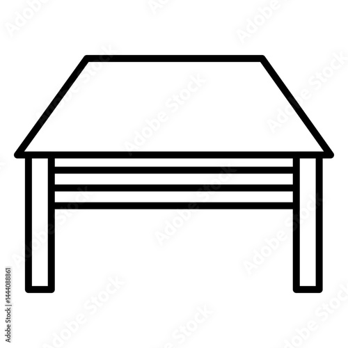 Carport line icon