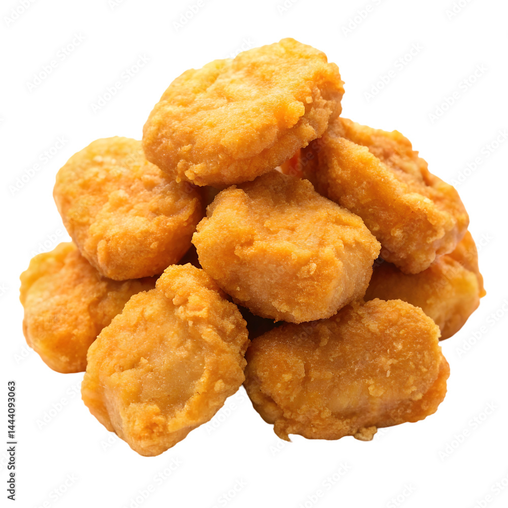 Fried Chicken Nuggets in High Resolution Isolated Fried Chicken Nuggets in High Resolution Isolated