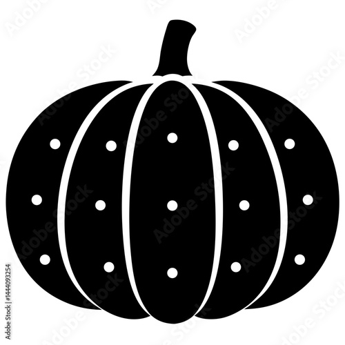 Isolated Pumpkin Flat Icon Colorful Harvest Vegetable Clipart Beneficial Vegetables Icon Vector Illustration on Transparent Background PNG Image