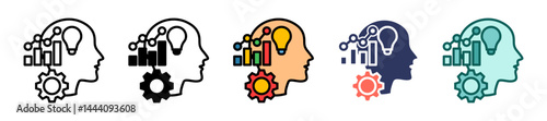 Growth Mindset multiple icon