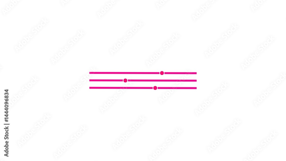 Equalizer icon illustration on white background. Equalizer icon illustration on white background.